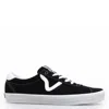 Vans Leather 73dx Low-top Sneakers With Contrasting Details In Black