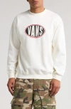 Vans Spray On Loose Fit Crewneck Sweatshirt In White