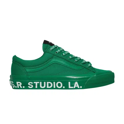 Pre-owned Vans S.r. Studio. La. Ca. X Old Skool Reissue 36 Vibram 'green'