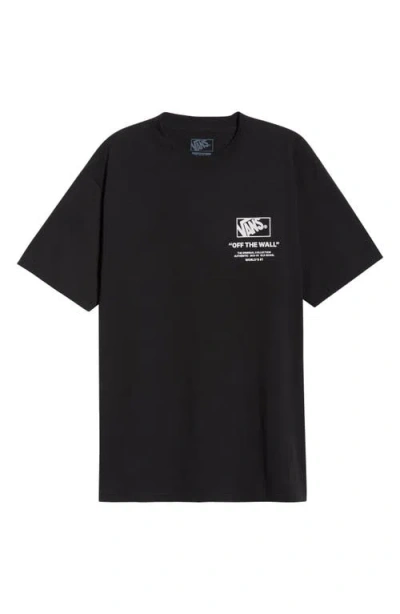 Vans Stacked Hi Cotton Graphic T-shirt In Black