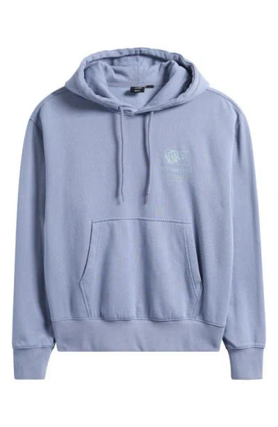Vans Stacked Hi Pullover Hoodie In Blue