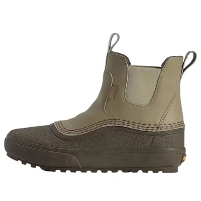 Vans Standard Mid Chelsea Waterproof Boot 'bay Leaf Green' In Multi