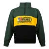 Vans Stitching Pullover Sweater Men Green In Black