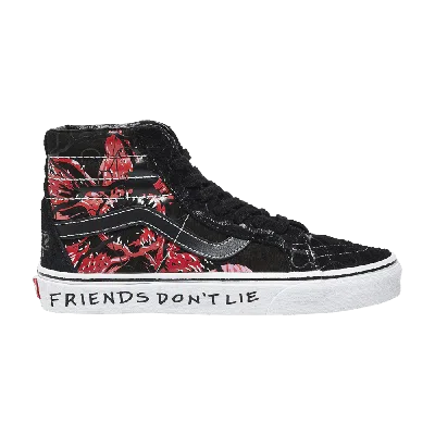 Pre-owned Vans Stranger Things X Sk8-hi Reissue 'upside Down' In Black