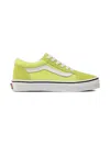 Vans Stripe Leather Trainers In Yellow