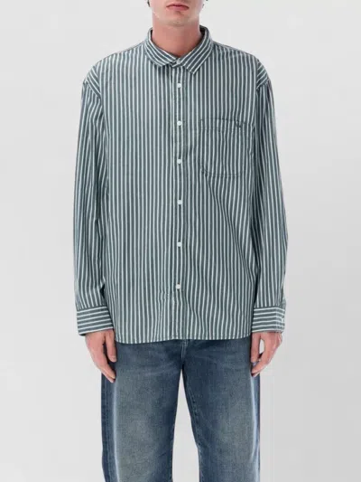 Vans Striped Relaxed Fit Long Sleeve Shirt