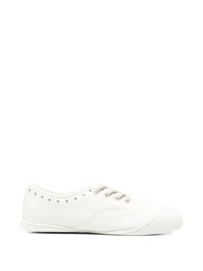 Vans Stud-embellished Lace-up Fastening Sneakers In White