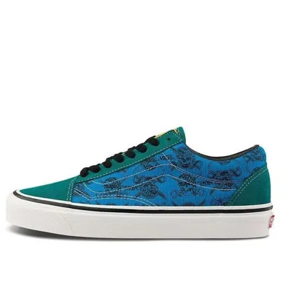 Vans Style 36 Blue Green Contrasting Colors Unisex 'blue Green Black' In Multi
