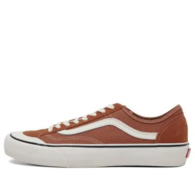 Vans Style 36 Decon Sf 'salt Wash - Bombay Brown' In Red