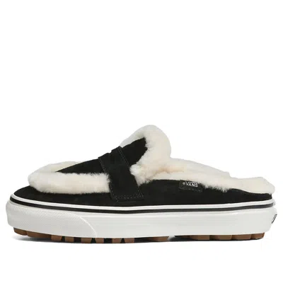Vans Style 53 Shearling Mule Dx 'black White' In Multi