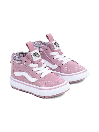 Vans Babies' Suede Check Trainers In Pink