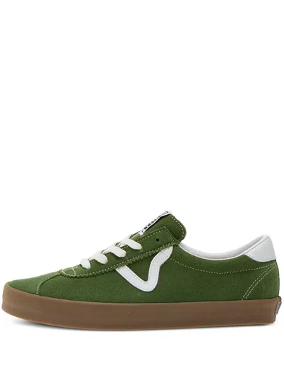 Vans Suede Gum-sole Trainers In Green