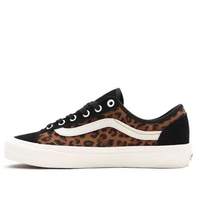 Vans Suede Leopard Style 36 Deconstructions Sf Shoes Brown In Black
