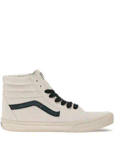 Vans Suede-panel High-top Sneakers In White