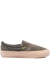 Vans Suede Panelled Sneakers In Brown