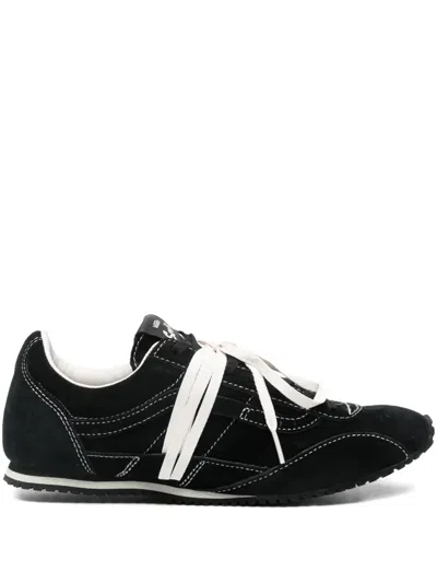 Vans Suede Stitching Sneakers In Animal Print
