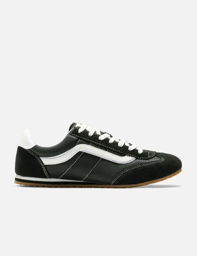 Vans Super Lowpro Black Suede Leather Sneakers