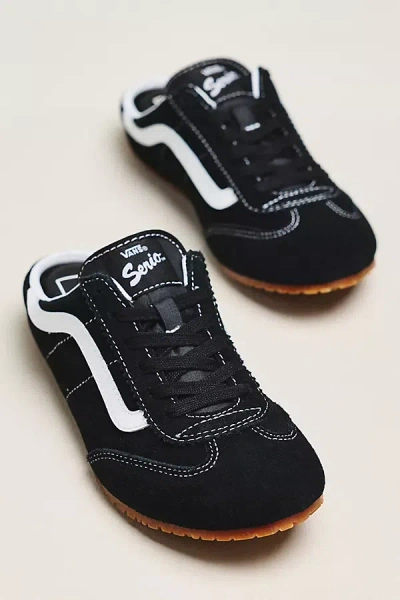 Vans Super Lowpro Mule Sneakers In Black