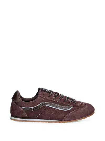 Vans Super Lowpro Tennis Shoes In Burgundy