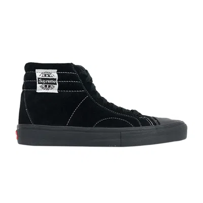 Pre-owned Vans Supreme × Sk8-hi 'native American' In Black