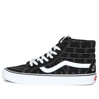 Vans Supreme X Sk8-hi 'black Hole Punch Denim'