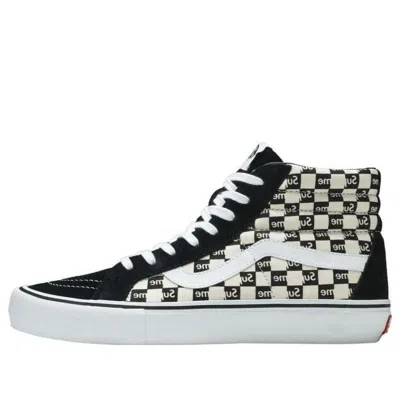 Vans Supreme X Sk8-hi Pro 'checkered Black'