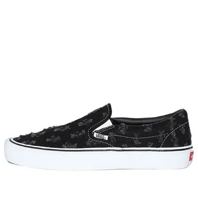Vans Supreme X Slip-on 'black Hole Punch Denim'