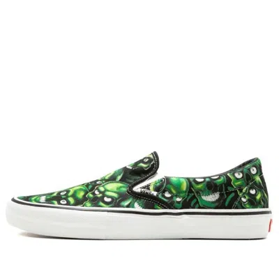 Vans Supreme X Slip-on 'glow-in-the-dark Skull Pile'