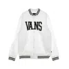 Vans Svd University White Men's Bomber Jacket In White
