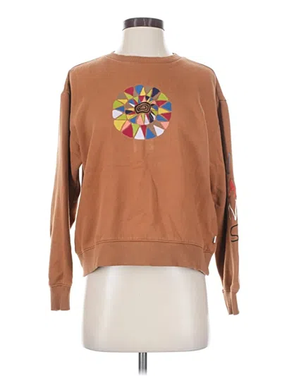 Pre-owned Vans Sweatshirt In Brown