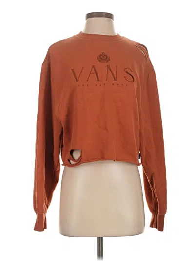 Pre-owned Vans Sweatshirt In Orange