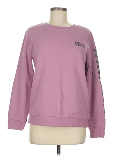 Pre-owned Vans Sweatshirt In Pink