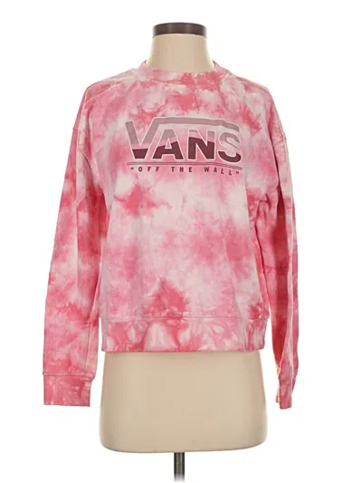 Pre-owned Vans Sweatshirt In Pink