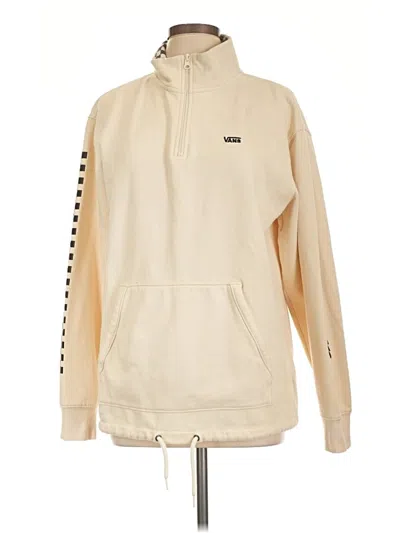 Pre-owned Vans Sweatshirt In Tan