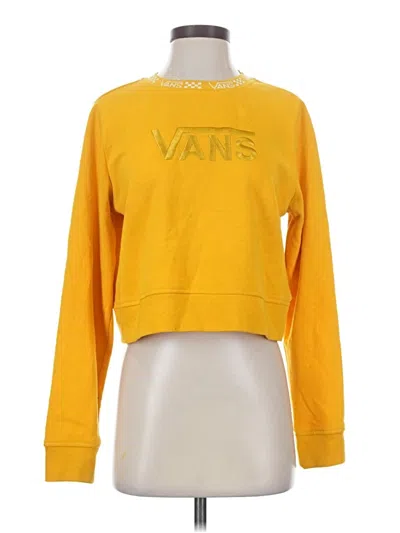 Pre-owned Vans Sweatshirt In Yellow
