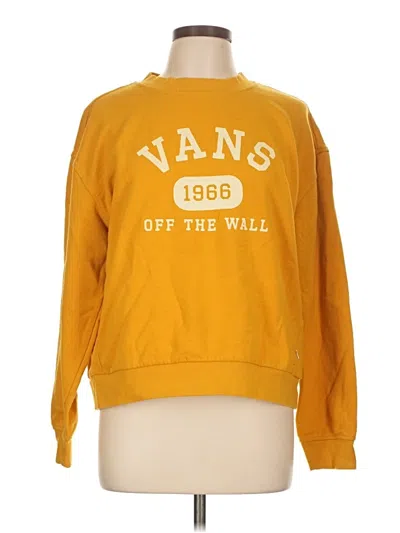 Pre-owned Vans Sweatshirt In Yellow