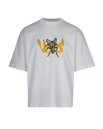 Vans T-shirt Raw Instinct Fly Marshmallow In White