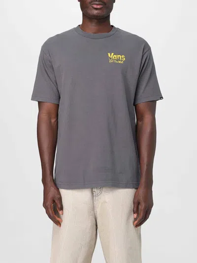 Vans T-shirt  Men Color Grey In Gray