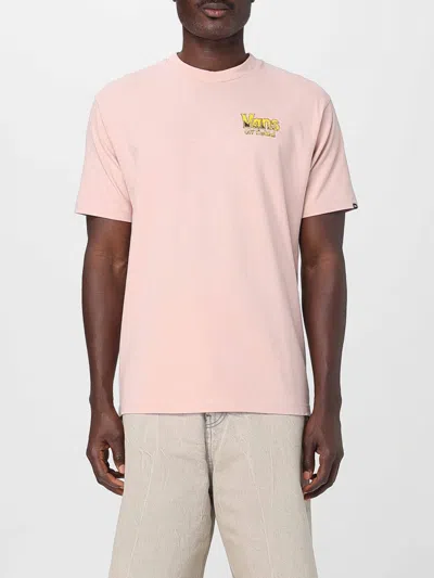 Vans T-shirt  Men Color Pink