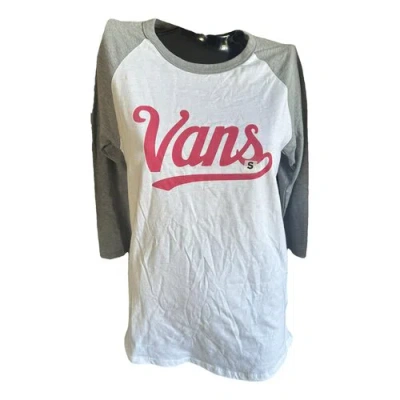Pre-owned Vans T-shirt In White