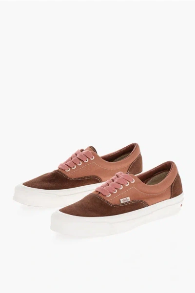 Vans Takahayashi Suede And Fabric Low-top Sneakers With Removable In Brown