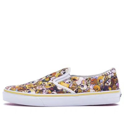 Vans Takashi Murakami Slip-on Lx 'yellow Skull' In Multi