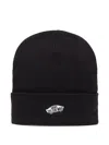 Vans Tall-cuff Logo Beanie In Black
