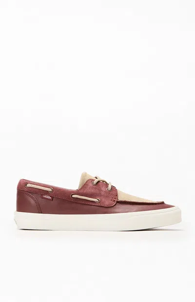 Vans Suede Panelled Boat Shoes In Multi