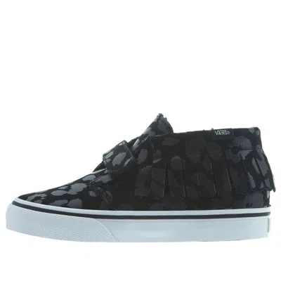 Vans (td)  Chukka V Moc Leopard Suede Skate Shoes 'black' In Multi