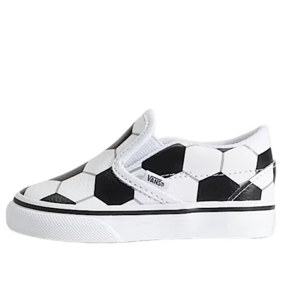 Vans (td)  Classic Slip-on 'soccer Black White'