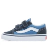 Vans (td)  Old Skool V Toddler 'navy' In Blue