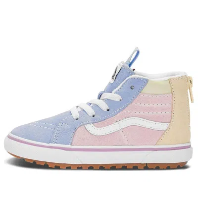 Vans (td)  Sk8-hi Zip Mte-1 'light Blue Pink Yellow' In Multi