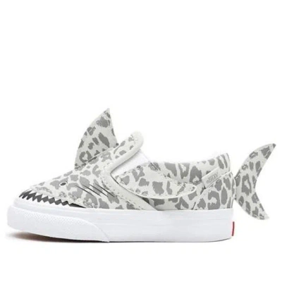 Vans (td)  Slip-on 5 'leopard Shark' In White
