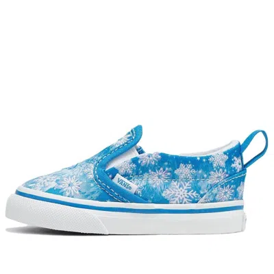 Vans (td)  Slip-on V 'snowflakes - Winter Wonderland Blue'